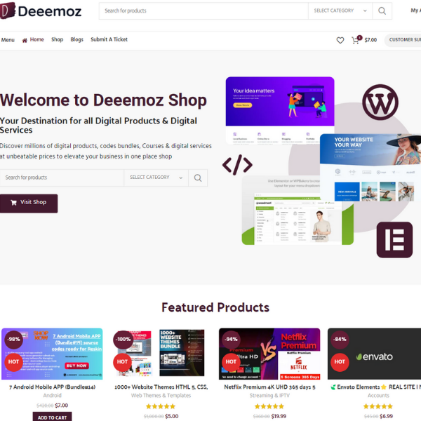 Discover Exciting Digital Products at Deeemoz Shop